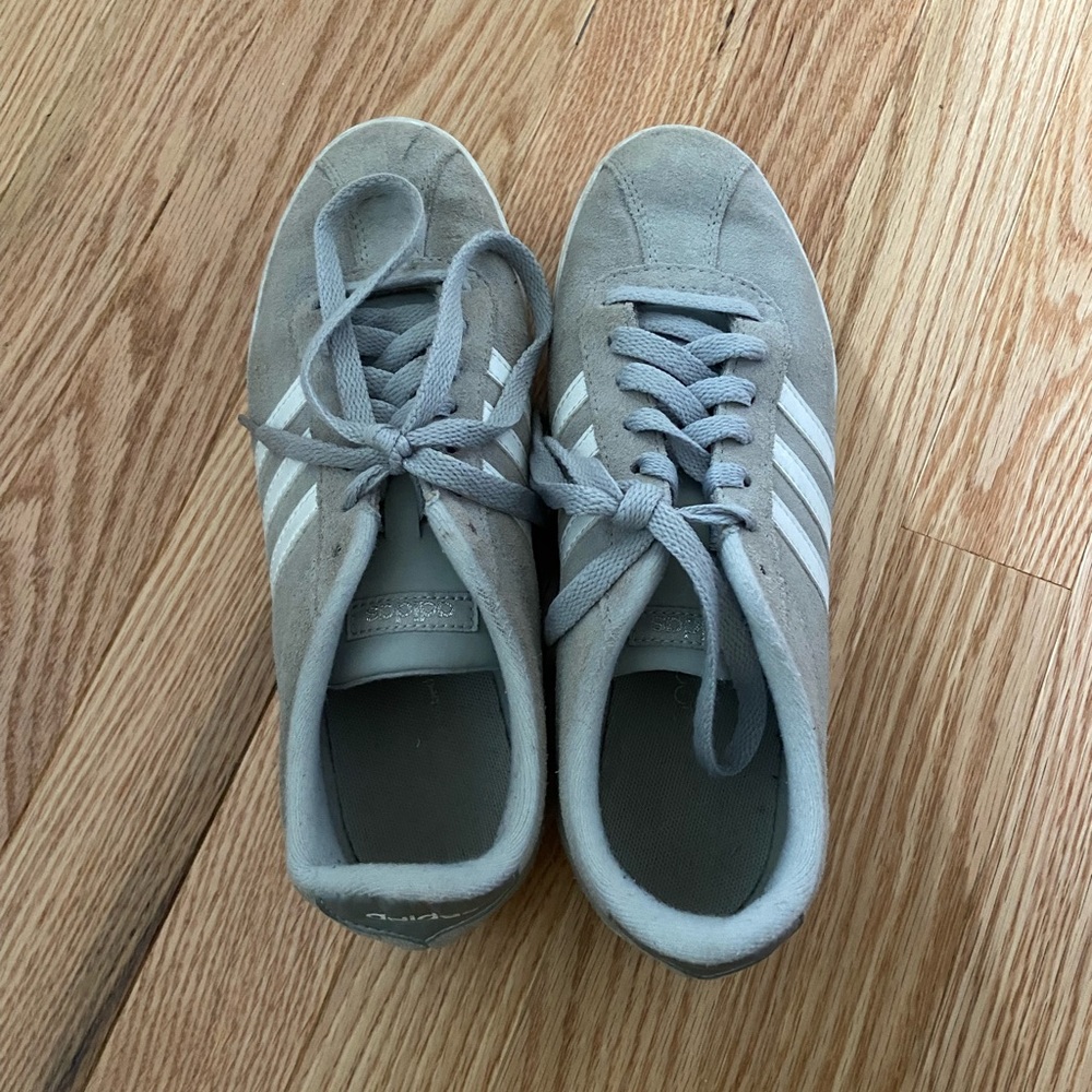 Light blue suede gazelle vintage adidas sneakers